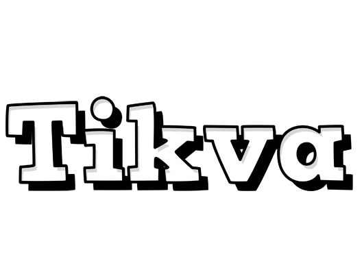 Tikva snowing logo