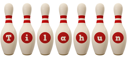 Tilahun bowling-pin logo