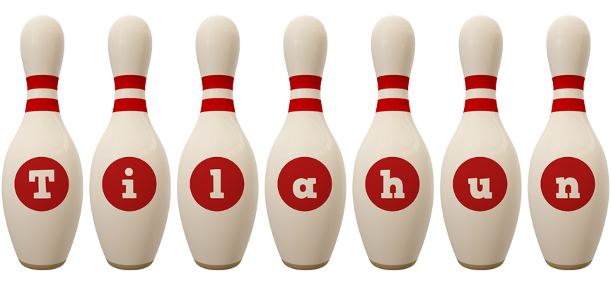 Tilahun bowling-pin logo