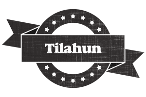 Tilahun grunge logo