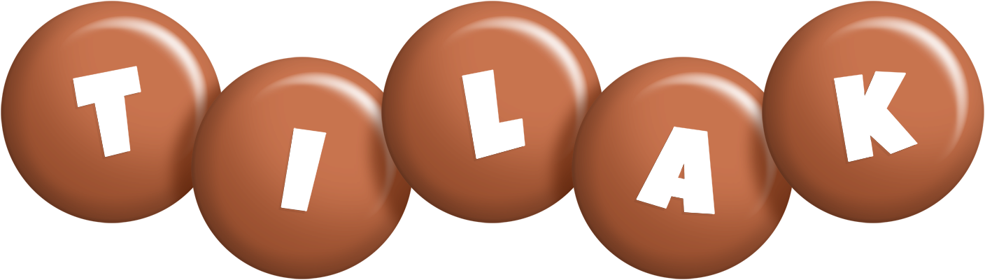 Tilak candy-brown logo