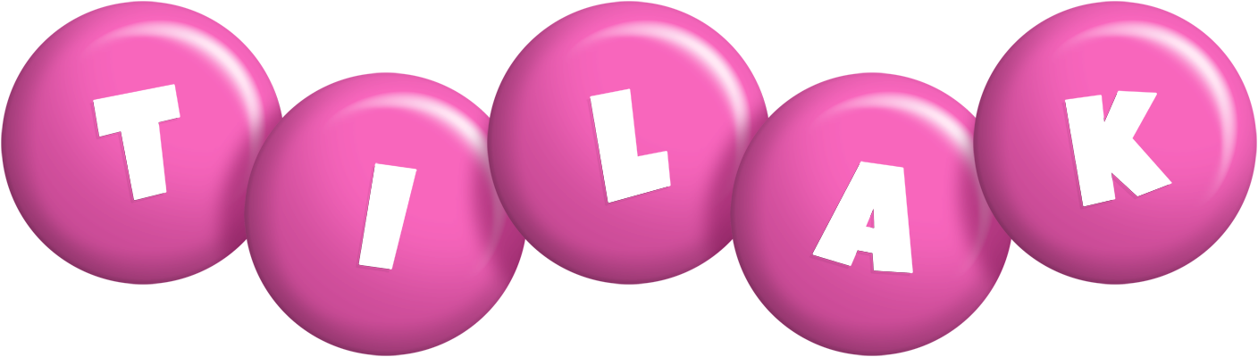 Tilak candy-pink logo