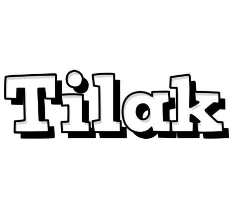Tilak snowing logo