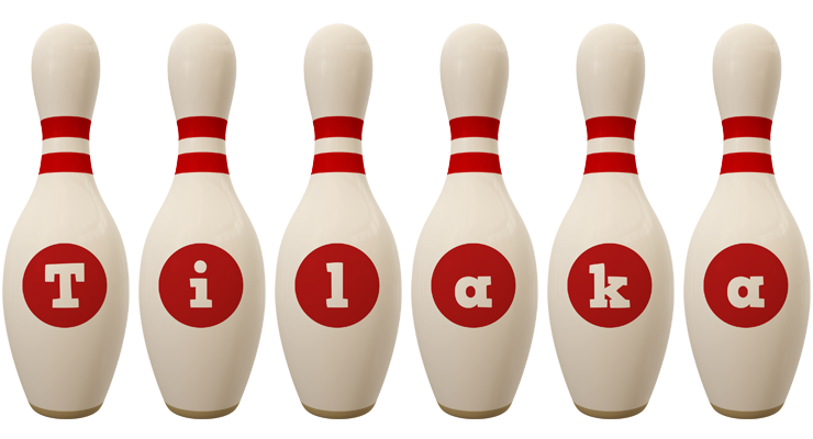 Tilaka bowling-pin logo
