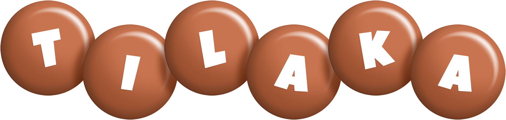 Tilaka candy-brown logo