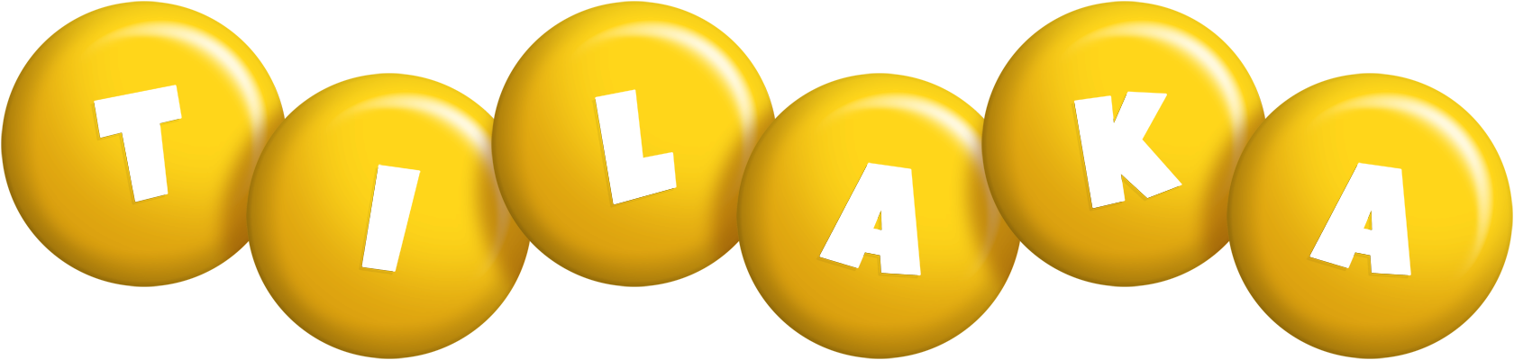 Tilaka candy-yellow logo