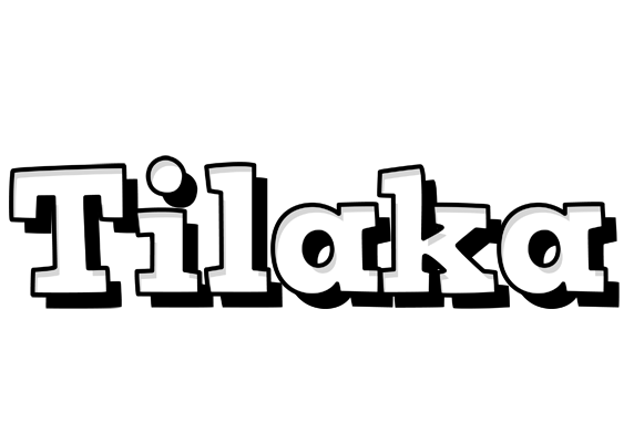 Tilaka snowing logo