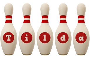 Tilda bowling-pin logo