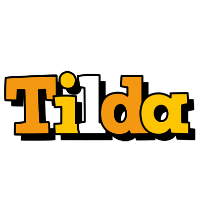 Tilda cartoon logo