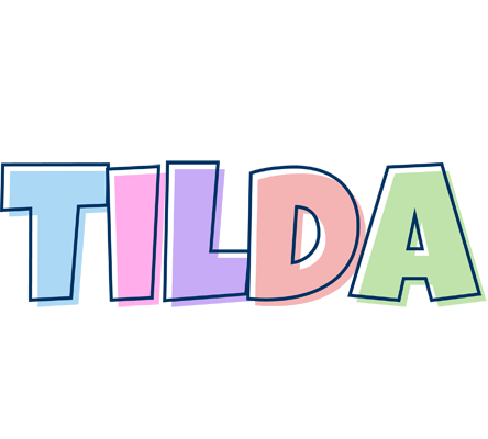Tilda pastel logo