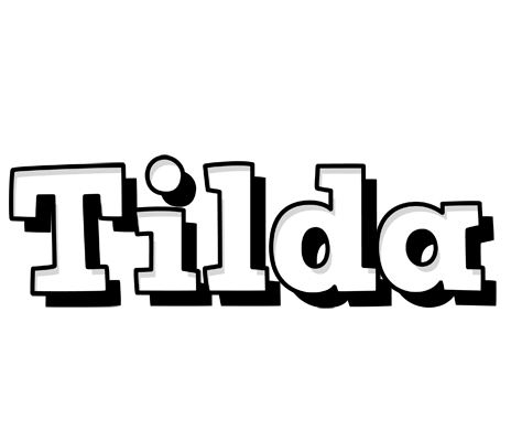 Tilda snowing logo