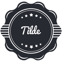 Tilde badge logo