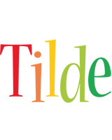 Tilde birthday logo