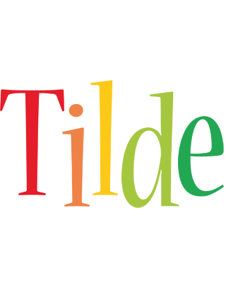 Tilde birthday logo
