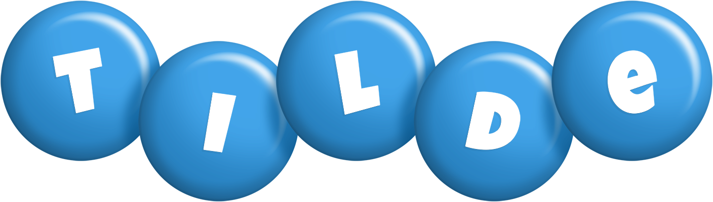 Tilde candy-blue logo