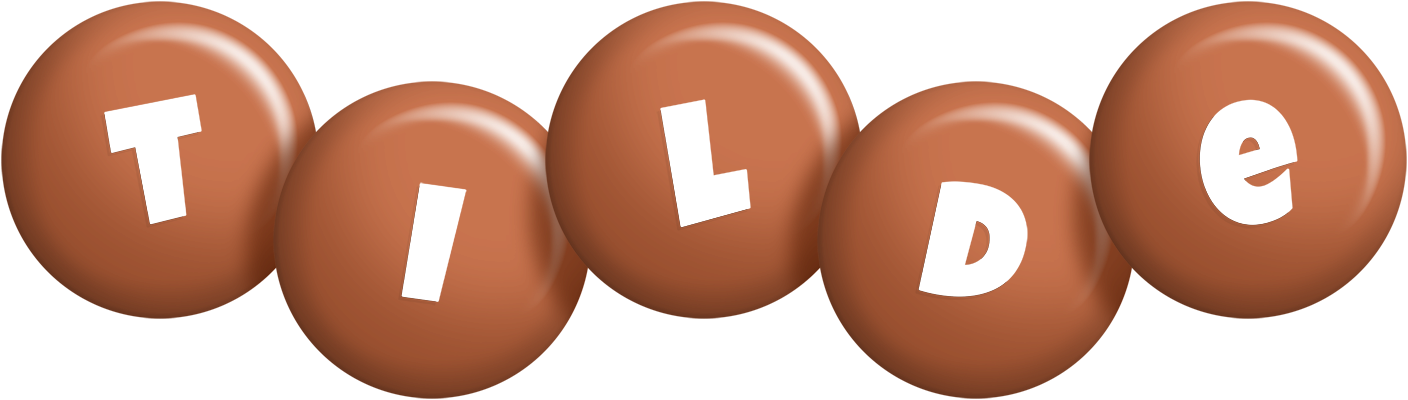 Tilde candy-brown logo