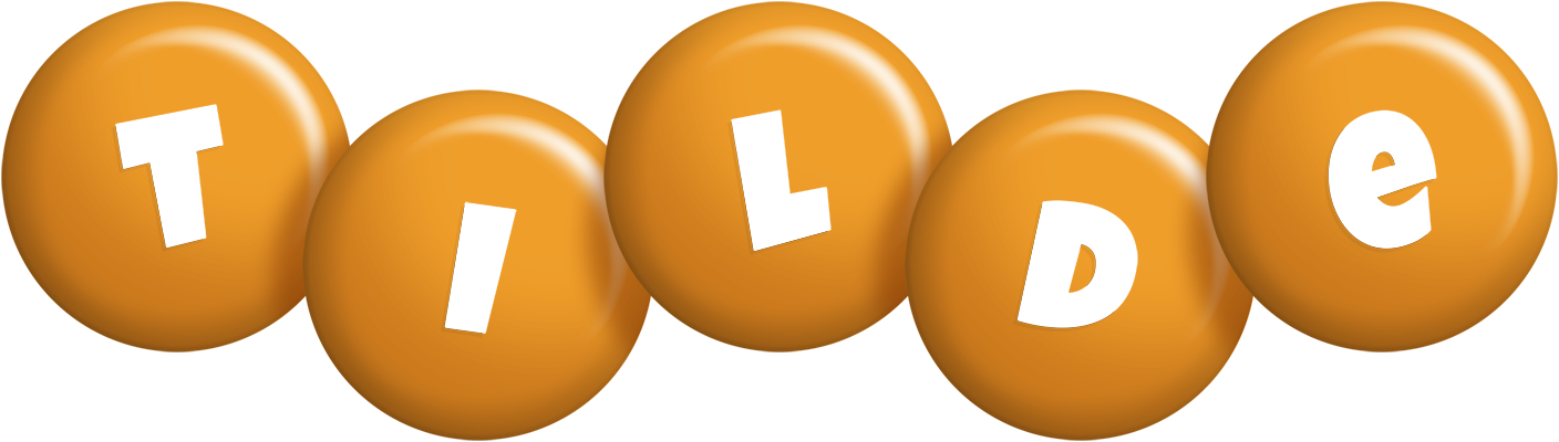 Tilde candy-orange logo