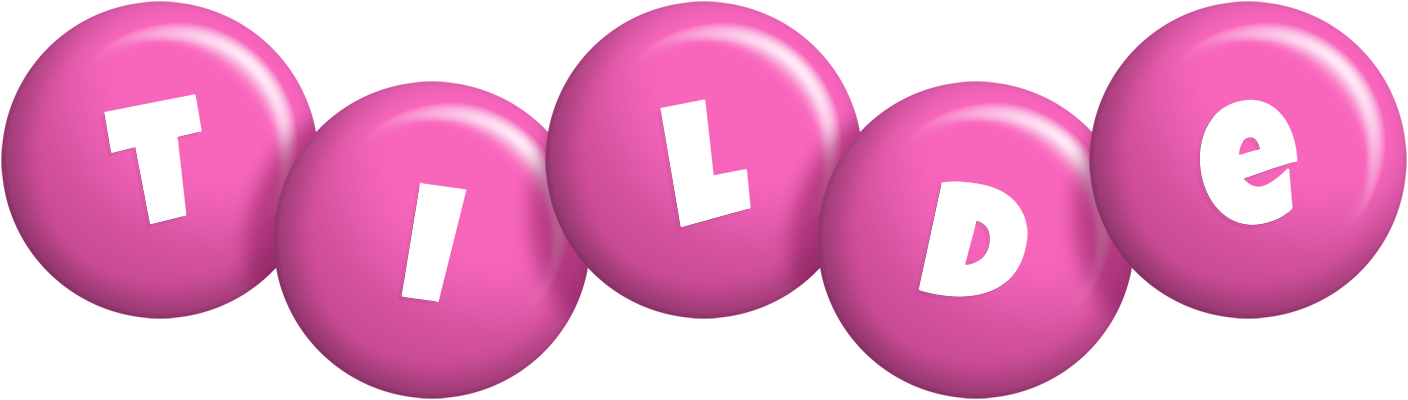 Tilde candy-pink logo
