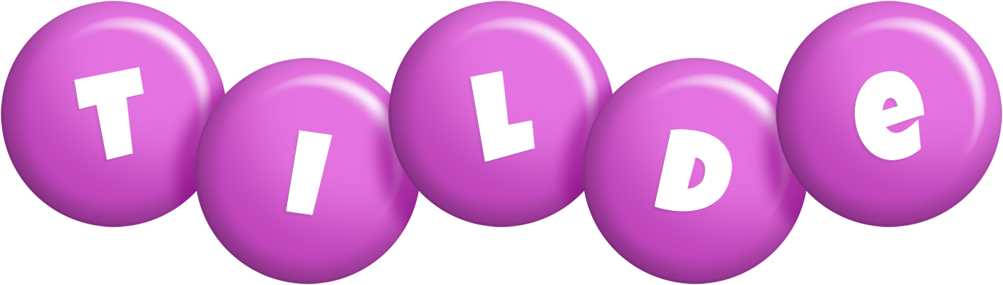 Tilde candy-purple logo