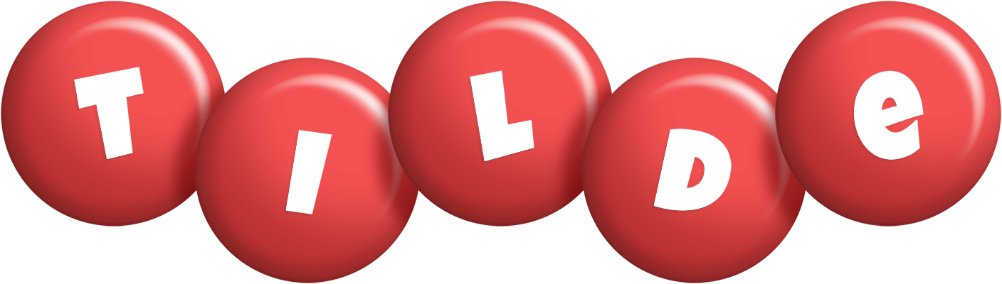 Tilde candy-red logo