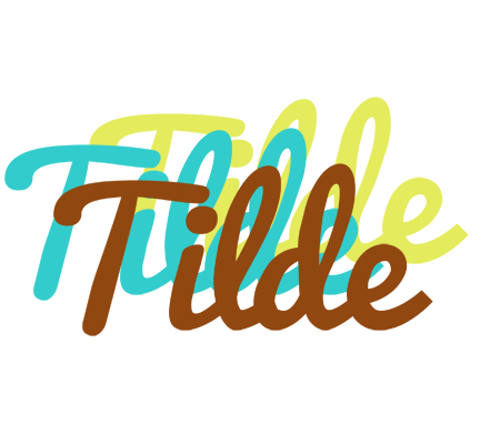 Tilde cupcake logo