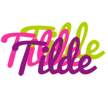 Tilde flowers logo