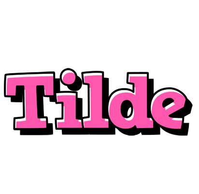 Tilde girlish logo