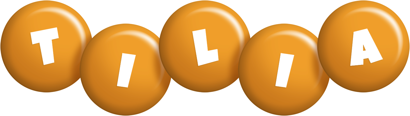 Tilia candy-orange logo