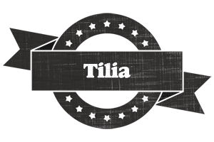 Tilia grunge logo