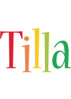 Tilla birthday logo