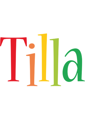 Tilla birthday logo