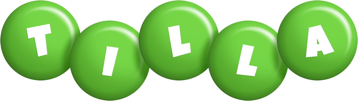 Tilla candy-green logo