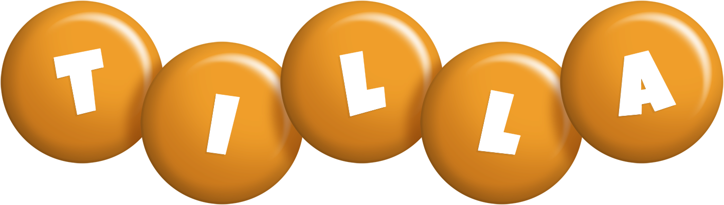 Tilla candy-orange logo