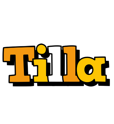 Tilla cartoon logo