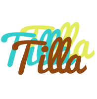 Tilla cupcake logo