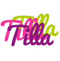 Tilla flowers logo