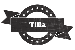 Tilla grunge logo