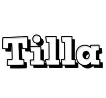 Tilla snowing logo