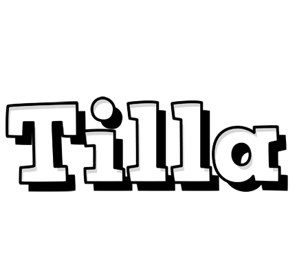 Tilla snowing logo