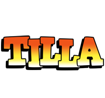 Tilla sunset logo