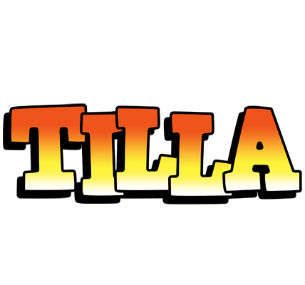 Tilla sunset logo