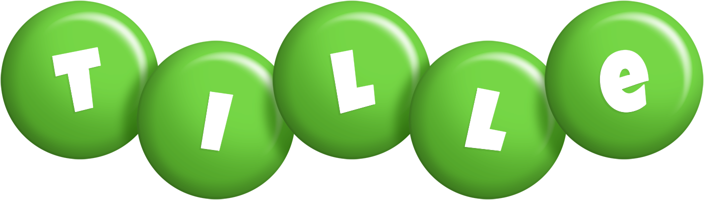 Tille candy-green logo