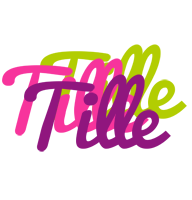 Tille flowers logo