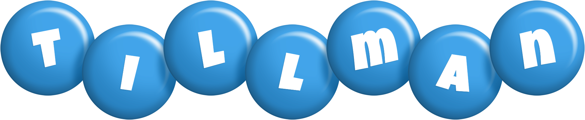 Tillman candy-blue logo