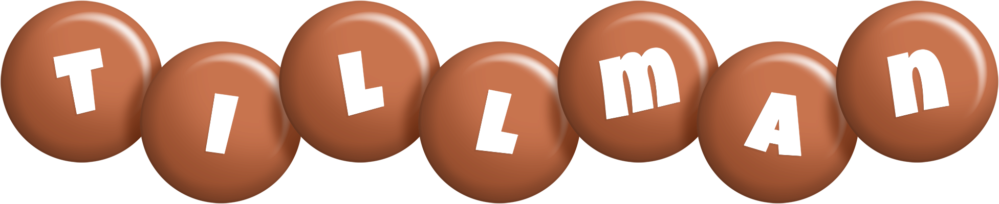 Tillman candy-brown logo