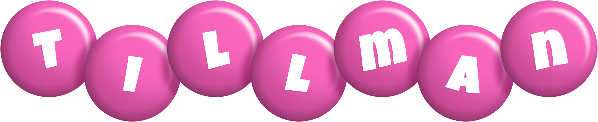Tillman candy-pink logo