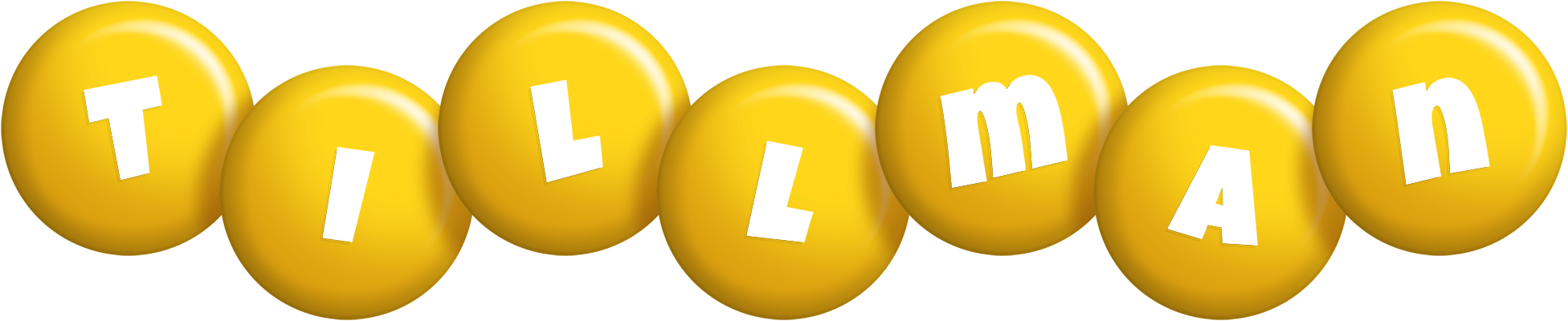 Tillman candy-yellow logo