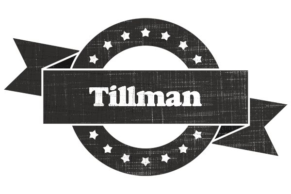 Tillman grunge logo