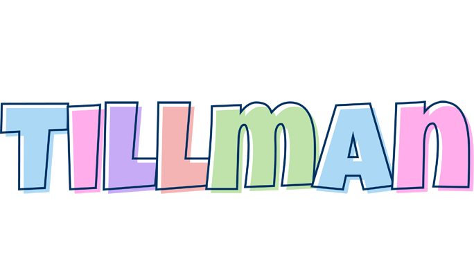 Tillman pastel logo