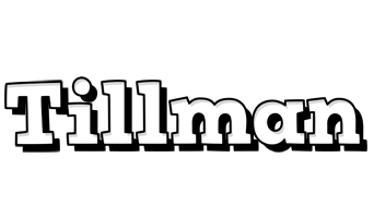 Tillman snowing logo